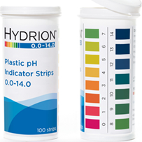 Hydrion 9800 Plastic pH Indicator Strips